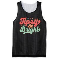 Tipsy & Bright Festive Graphic Mesh Reversible Basketball Jersey Tank