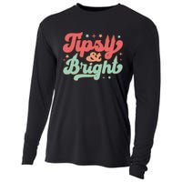 Tipsy & Bright Festive Graphic Cooling Performance Long Sleeve Crew