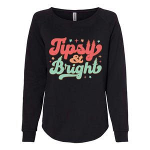 Tipsy & Bright Festive Graphic Womens California Wash Sweatshirt