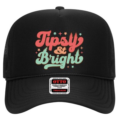 Tipsy & Bright Festive Graphic Trucker Hat