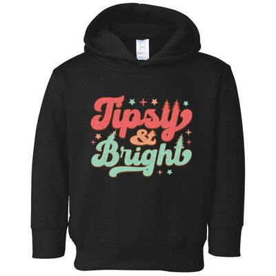 Tipsy & Bright Festive Graphic Toddler Hoodie