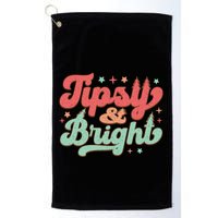 Tipsy & Bright Festive Graphic Golf Towel