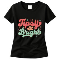 Tipsy & Bright Festive Graphic Womens T-Shirt