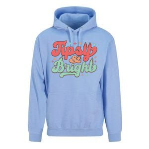 Tipsy & Bright Festive Graphic Unisex Surf Hoodie