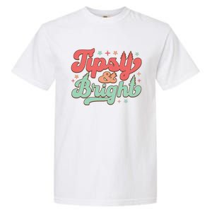 Tipsy & Bright Festive Graphic Garment-Dyed Heavyweight T-Shirt