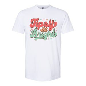 Tipsy & Bright Festive Graphic Softstyle CVC T-Shirt