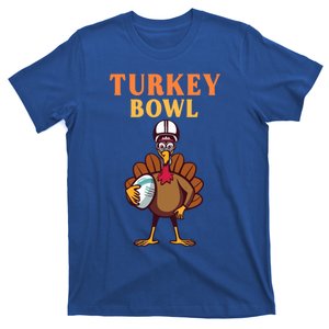 Turkey Bowl Funny Football Thanksgiving Autumn Tradition Gift T-Shirt