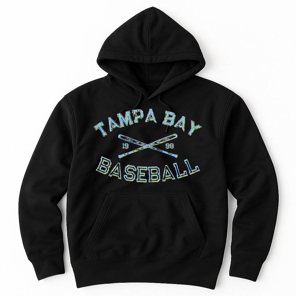Tampa Bay Florida Baseball Fan Hoodie