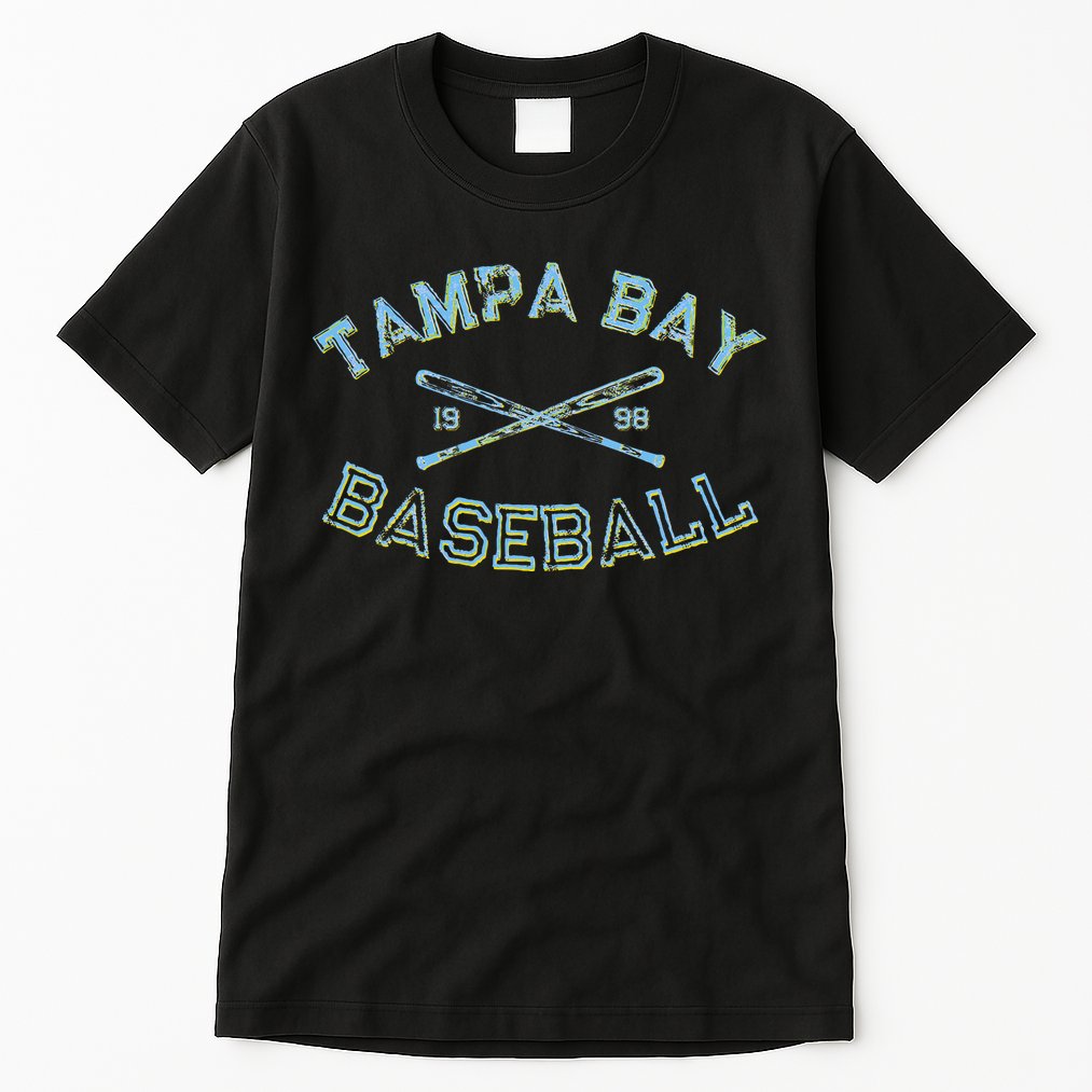 Tampa Bay Florida Baseball Fan Tall T-Shirt