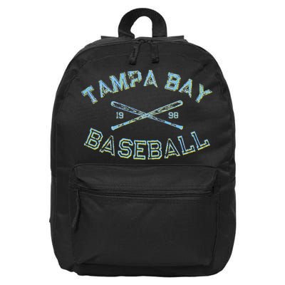 Tampa Bay Florida Baseball Fan 16 in Basic Backpack