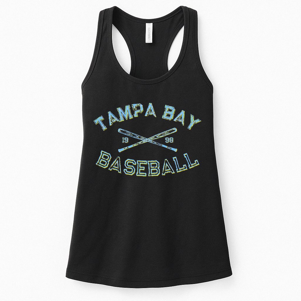Tampa Bay Florida Baseball Fan Womens Tank Top