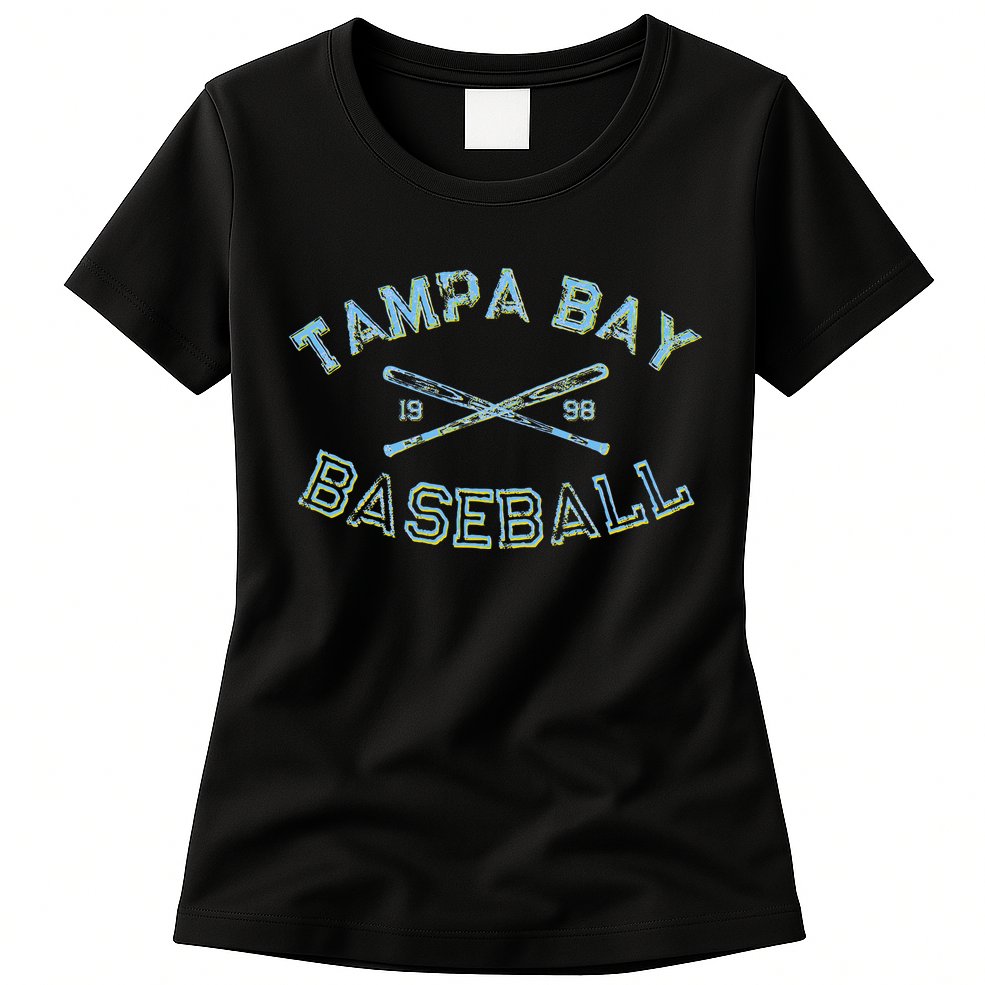 Tampa Bay Florida Baseball Fan Womens T-Shirt