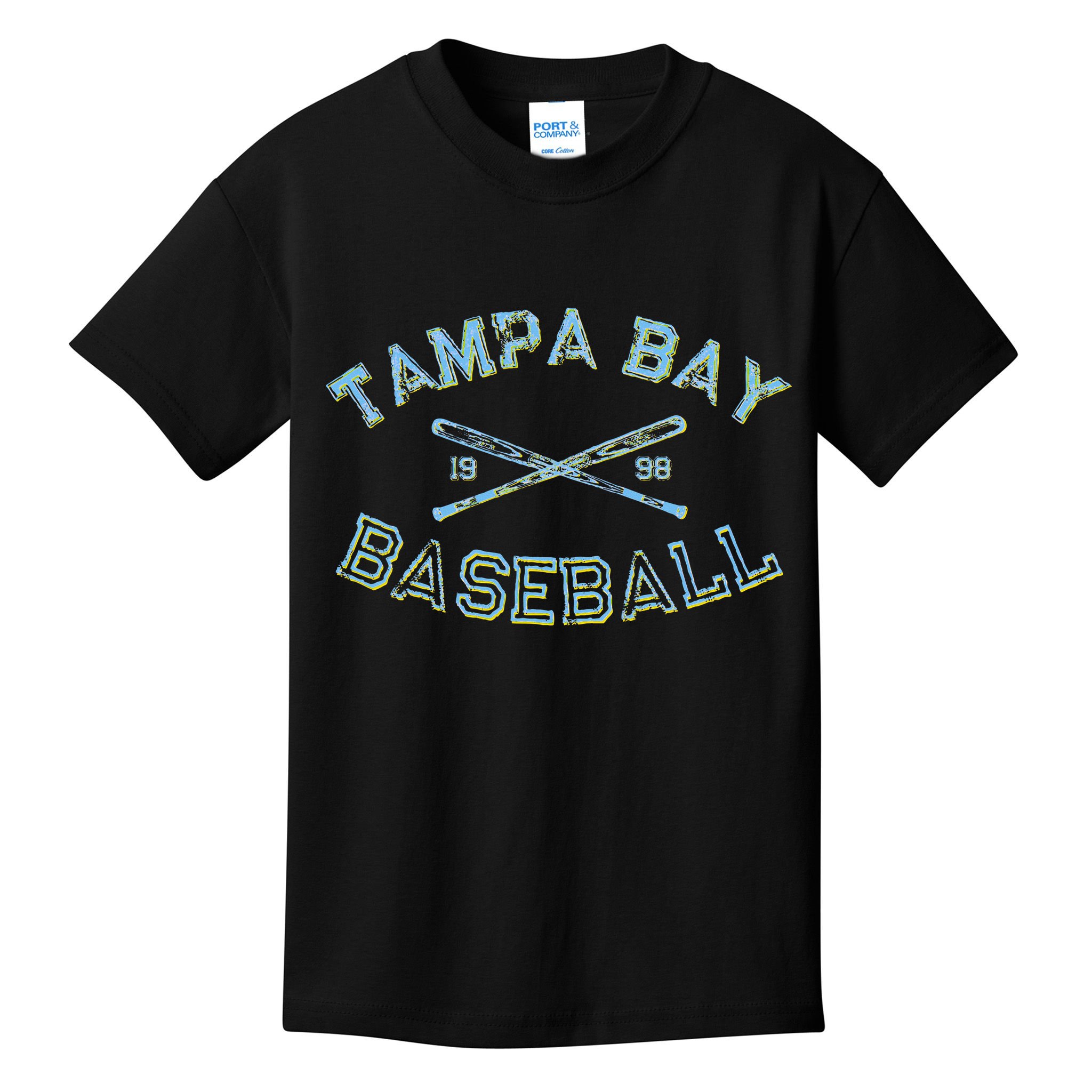 Tampa Bay Florida Baseball Fan Kids T-Shirt