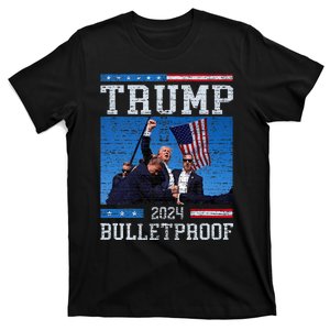 Trump Bulletproof Fight Fist Legend Donald Trump 2024 T-Shirt