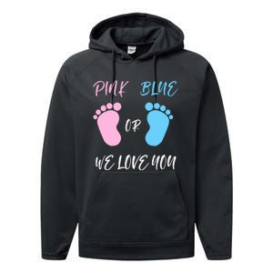 Team Boy Girl Gender Reveal Gift Performance Fleece Hoodie