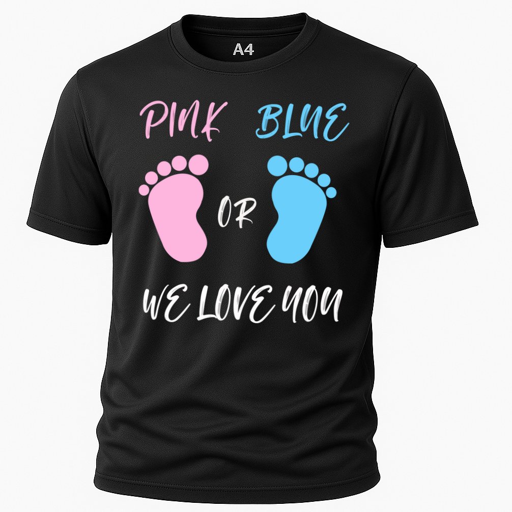 Team Boy Girl Gender Reveal Gift Cooling Performance Crew T-Shirt