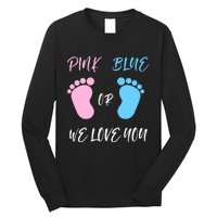 Team Boy Girl Gender Reveal Gift Long Sleeve Shirt