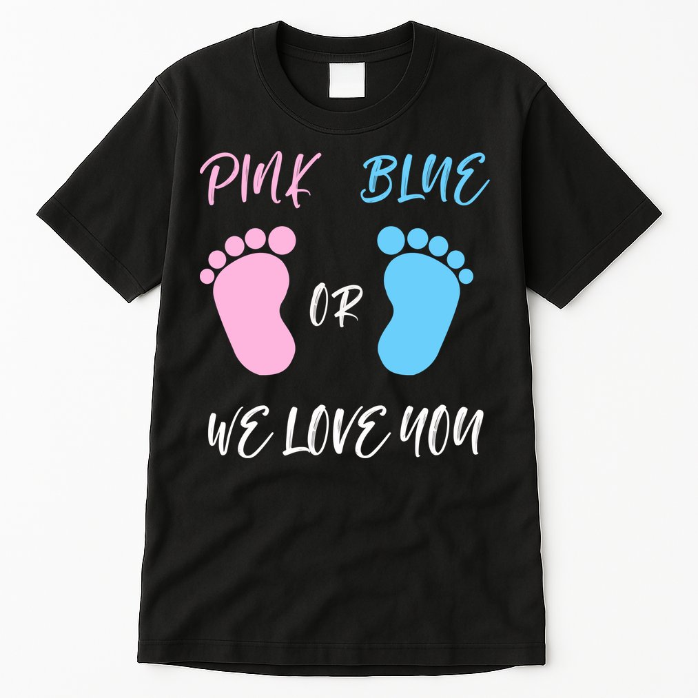 Team Boy Girl Gender Reveal Gift Tall T-Shirt