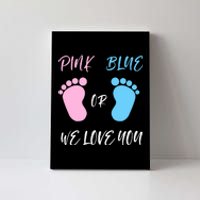 Team Boy Girl Gender Reveal Gift Canvas