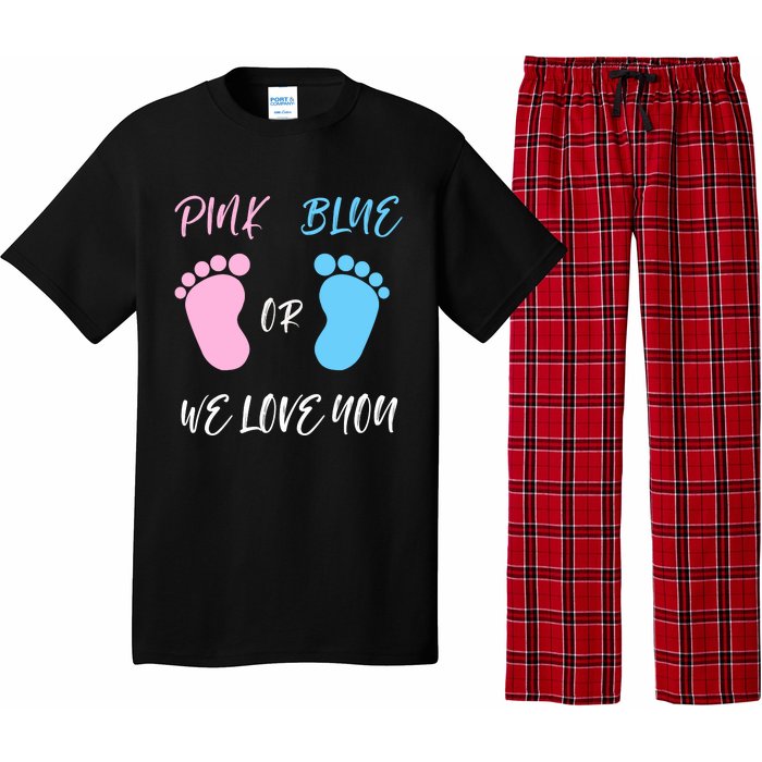 Team Boy Girl Gender Reveal Gift Pajama Set