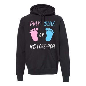 Team Boy Girl Gender Reveal Gift Premium Hoodie