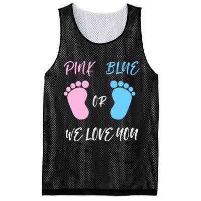 Team Boy Girl Gender Reveal Gift Mesh Reversible Basketball Jersey Tank