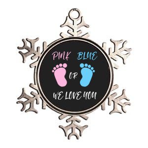 Team Boy Girl Gender Reveal Gift Metallic Star Ornament