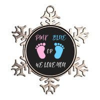 Team Boy Girl Gender Reveal Gift Metallic Star Ornament