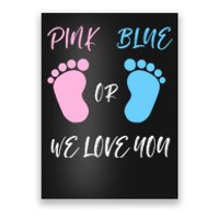 Team Boy Girl Gender Reveal Gift Poster