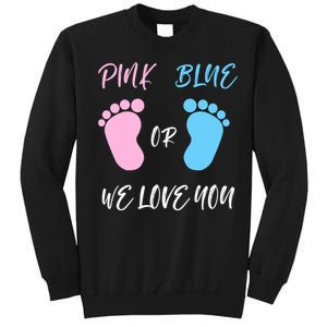 Team Boy Girl Gender Reveal Gift Tall Sweatshirt