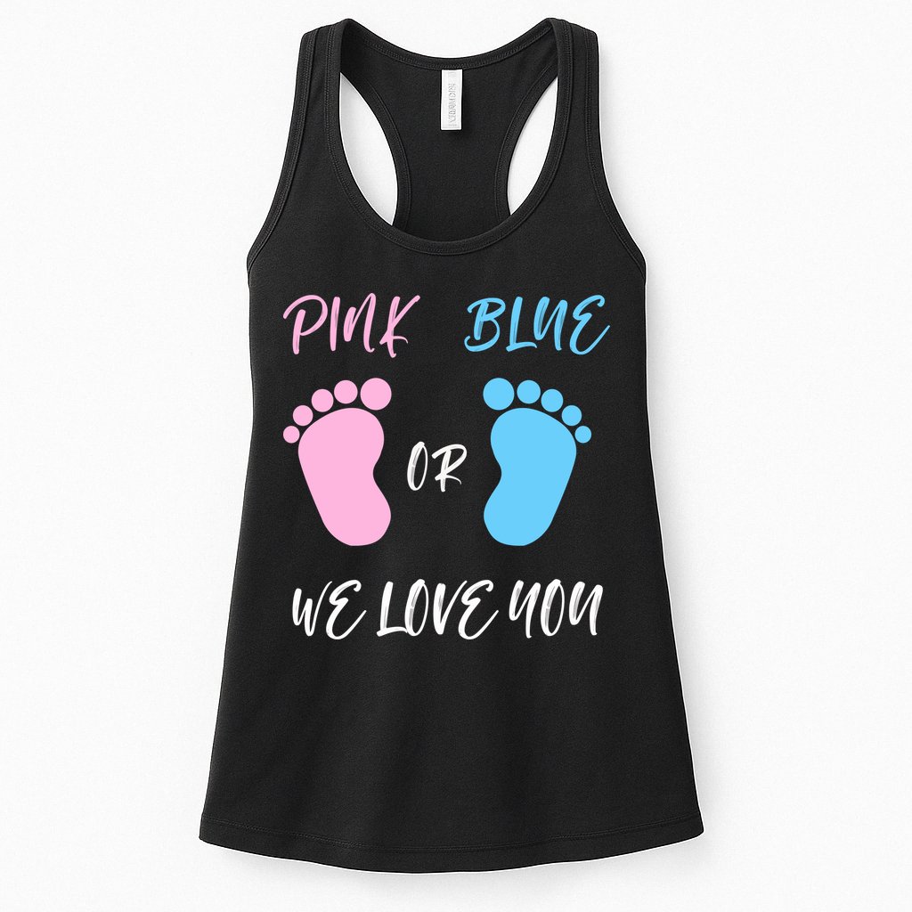 Team Boy Girl Gender Reveal Gift Womens Tank Top