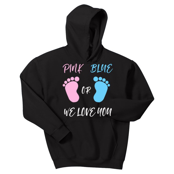 Team Boy Girl Gender Reveal Gift Kids Hoodie