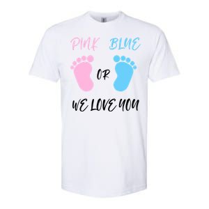 Team Boy Girl Gender Reveal Gift Softstyle CVC T-Shirt