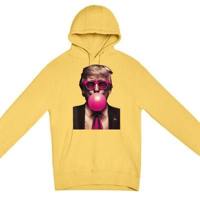 Trump Bubble Gum Premium Pullover Hoodie