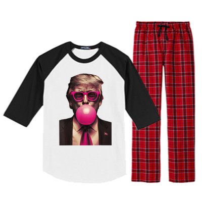 Trump Bubble Gum Raglan Sleeve Pajama Set