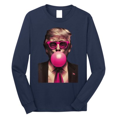 Trump Bubble Gum Long Sleeve Shirt