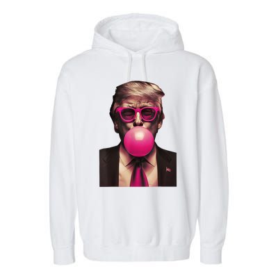 Trump Bubble Gum Garment-Dyed Fleece Hoodie