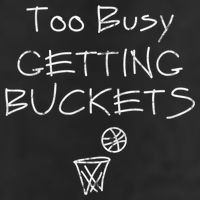 Too Busy Getting Buckets Basketball Cool Gift Adult Drive Performance Visor
