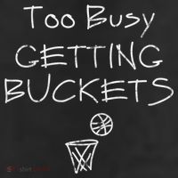 Too Busy Getting Buckets Basketball Cool Gift 11oz C Handle Ceramic Mug