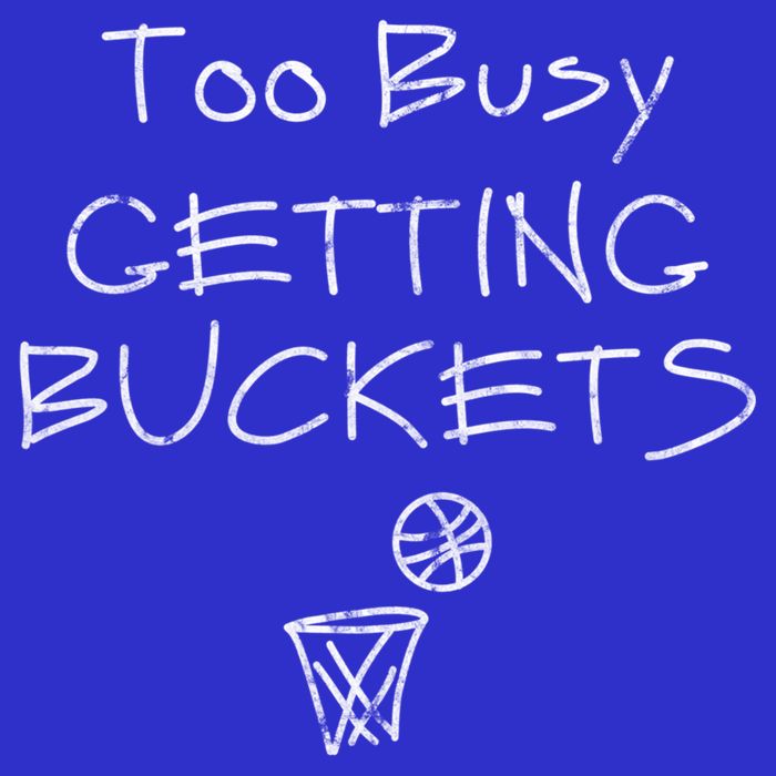 Too Busy Getting Buckets Basketball Cool Gift Stripe Pom Pom Beanie