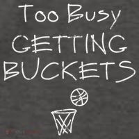 Too Busy Getting Buckets Basketball Cool Gift Vector Backpack