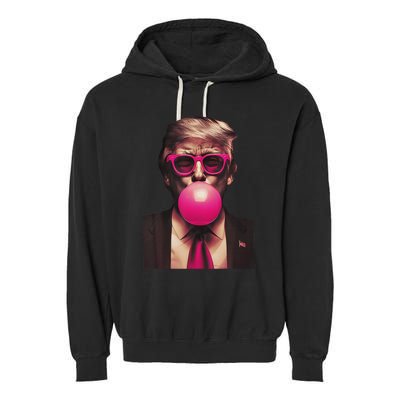 Trump Bubble Gum Garment-Dyed Fleece Hoodie