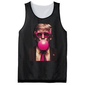 Trump Bubble Gum Mesh Reversible Basketball Jersey Tank