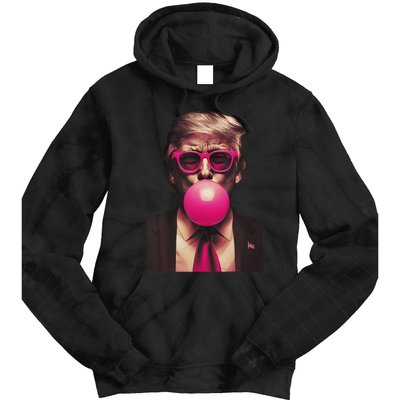 Trump Bubble Gum Tie Dye Hoodie