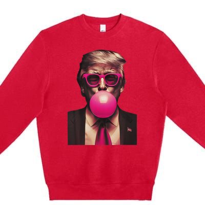 Trump Bubble Gum Premium Crewneck Sweatshirt