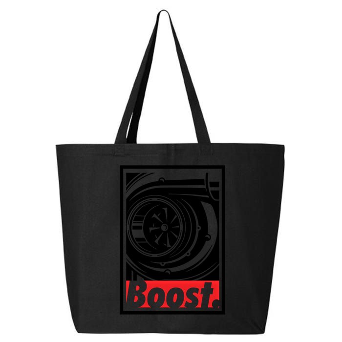 Turbo Boost Gift For Racing And Drift Car Lovers Gift 25L Jumbo Tote