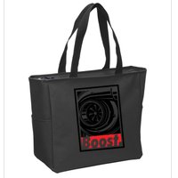 Turbo Boost Gift For Racing And Drift Car Lovers Gift Zip Tote Bag