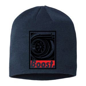 Turbo Boost Gift For Racing And Drift Car Lovers Gift Sustainable Beanie