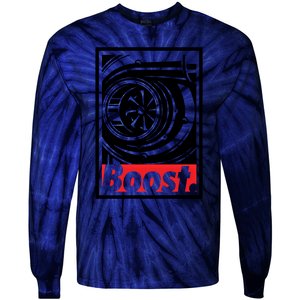 Turbo Boost Gift For Racing And Drift Car Lovers Gift Tie-Dye Long Sleeve Shirt