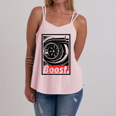 Turbo Boost Gift For Racing And Drift Car Lovers Gift Women's Strappy Tank